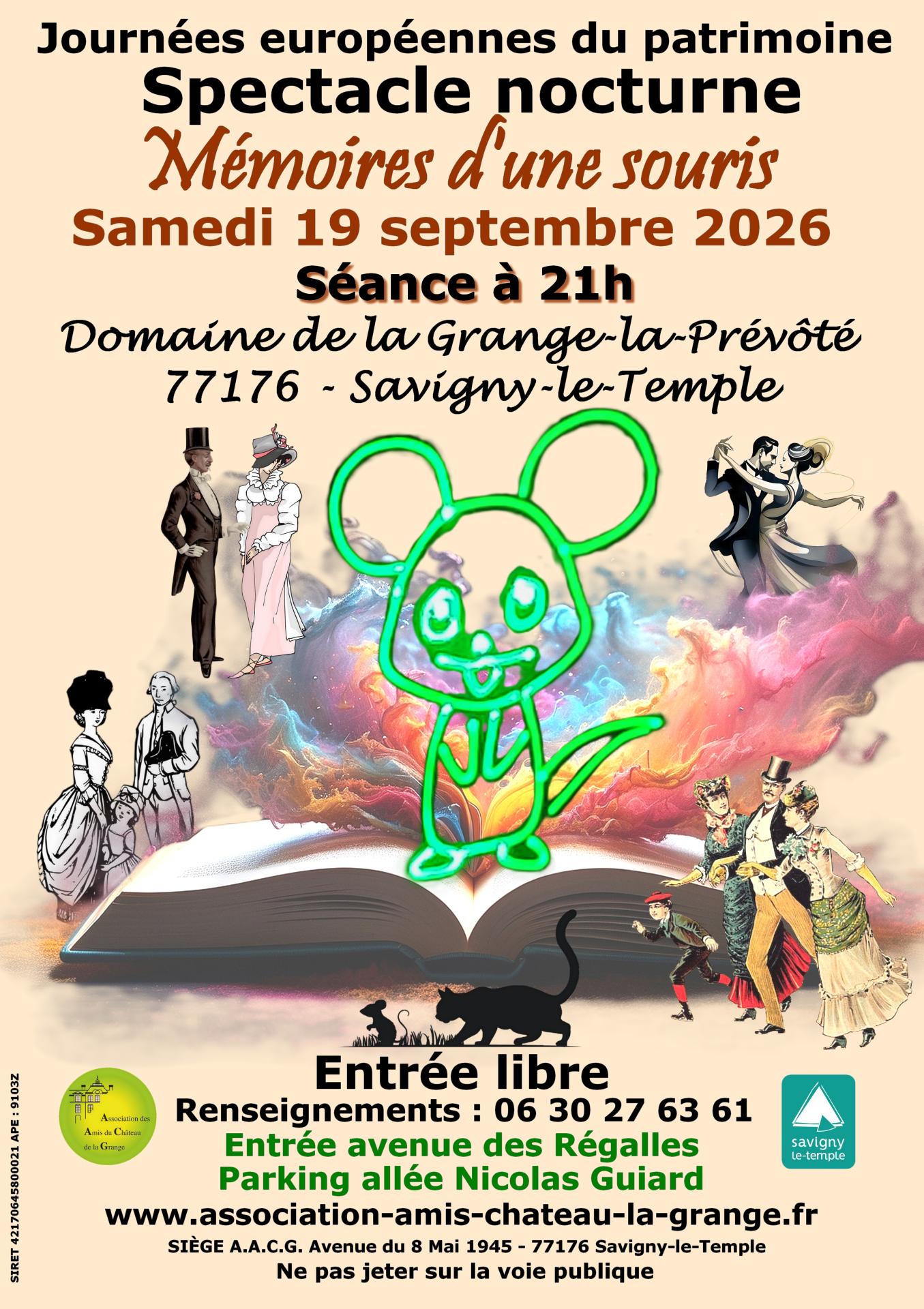Journées européennes du patrimoine Spectacle nocturne