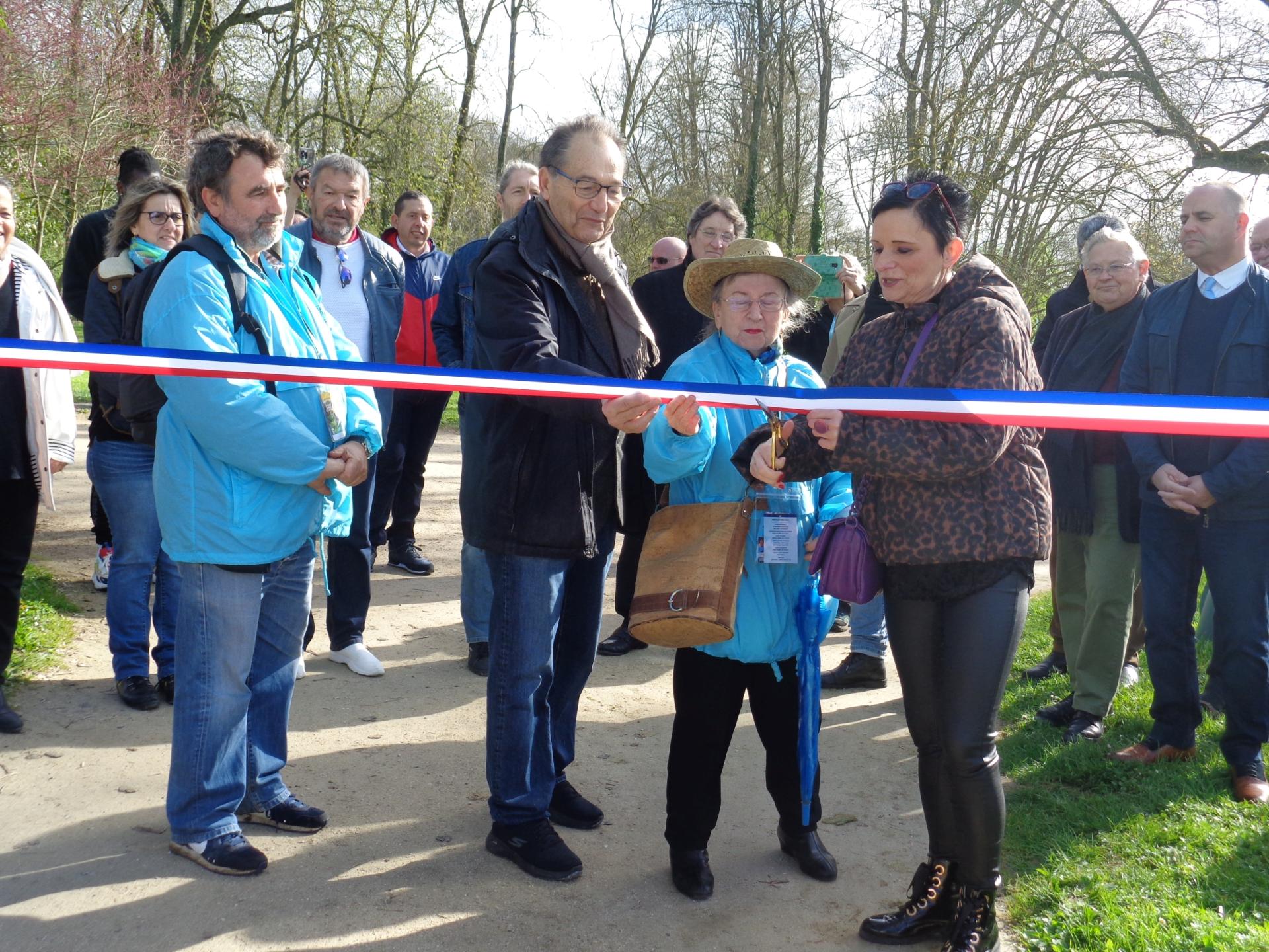 Inauguration du Printemps des jardiniers par Mme le maire