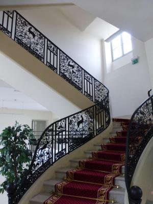 L escalier et sa rampe