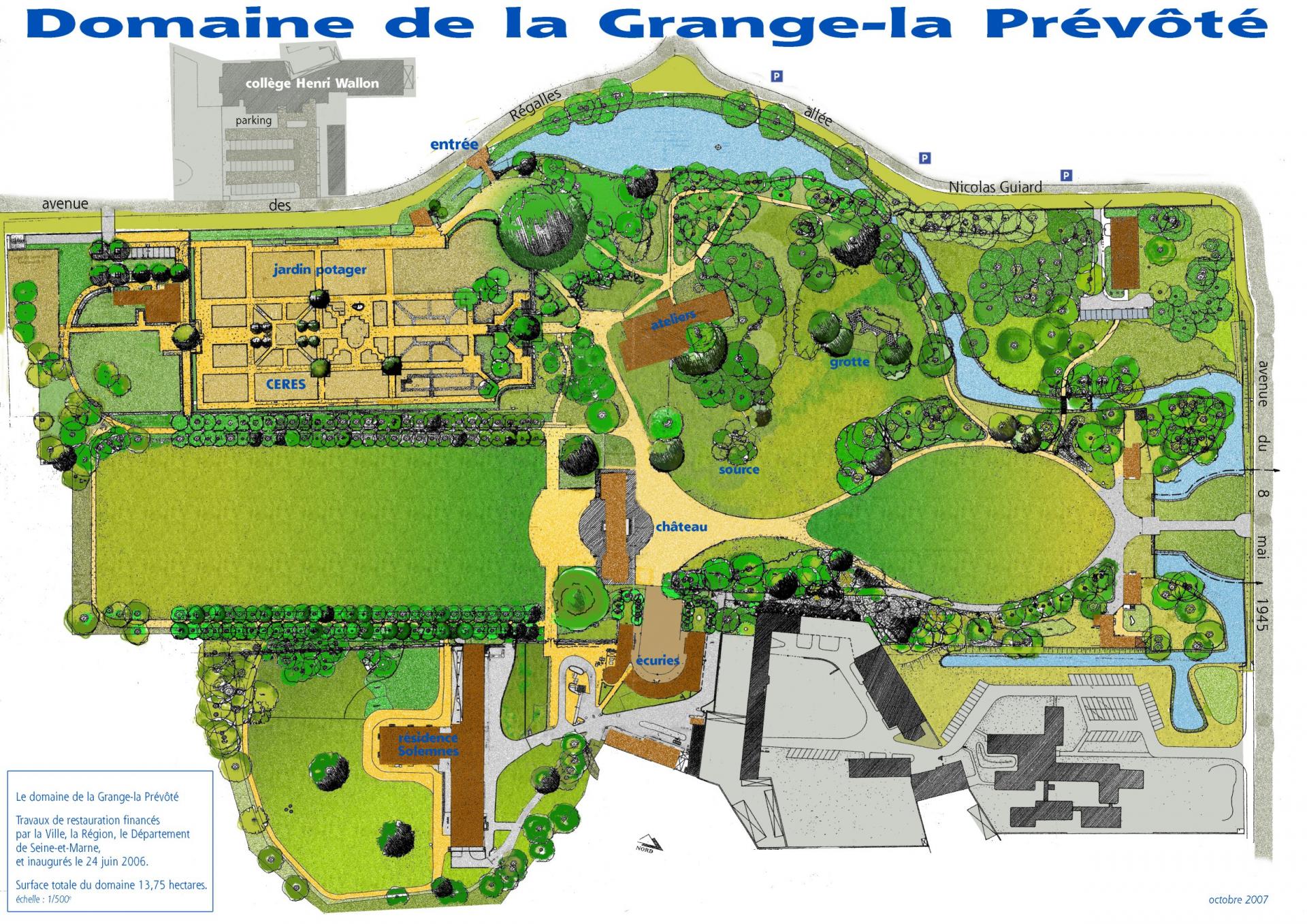 Plan du parc