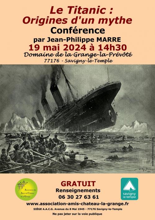 V2 affiche titanic light